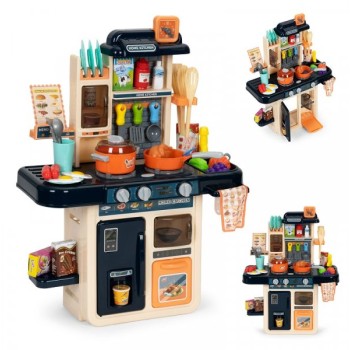 ECO TOYS Dečija kuhinja 42 elementa plava