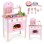 ECO TOYS Dečija kuhinja pink sa 2 dodataka,rernom,slavinom i sudoperom