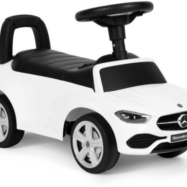 ECO TOYS Guralica sa interaktivnim volanom i zvucima Mercedes C Class bela boja