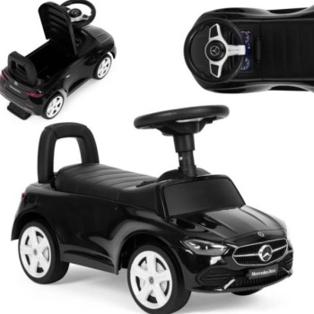 ECO TOYS Guralica sa interaktivnim volanom i zvucima Mercedes C Class crna boja