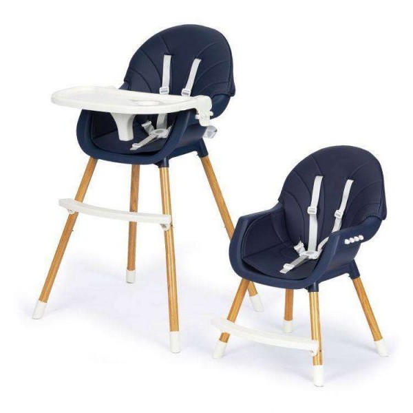 ECO TOYS Hranilica za bebe 2u1 ECO DARK BLUE