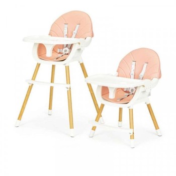 ECO TOYS Hranilica za bebe 2u1 ECO PINK