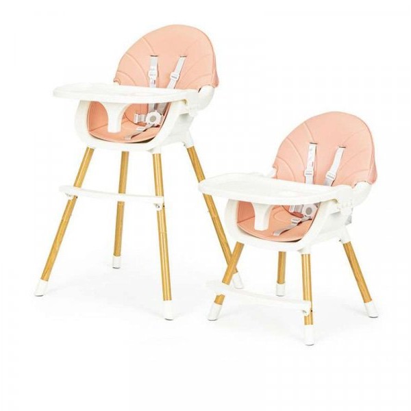 ECO TOYS Hranilica za bebe 2u1 ECO PINK