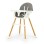 ECO TOYS Hranilica za bebe 2u1 Gray