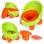 ECO TOYS Noša za decu sa uklonivim umetkom i neklizajućim nogicama- zelena