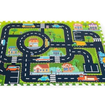 ECO TOYS Podloga za igru Puzzle city