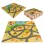 ECO TOYS Podloga za igru za decu SAFARI PUZZLE 9 ELEMENATA 93X93CM