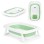 ECO TOYS Sklopiva kadica za bebe sa odvodom - Green cow