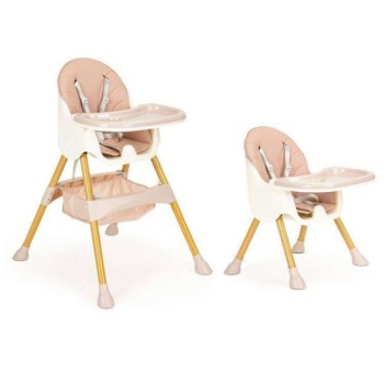 ECO TOYS Stolica za hranjenje 2u1 PINK