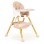 ECO TOYS STOLICA ZA HRANJENJE 2U1 PINK/WHITE