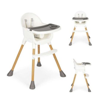 ECO TOYS Stolica za hranjenje BABY WHITE