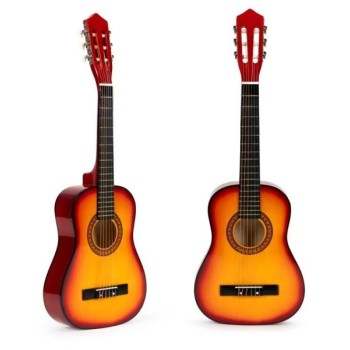 ECO TOYS Velika klasicna drvena gitara za decu sa 6 zica