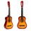 ECO TOYS Velika klasicna drvena gitara za decu sa 6 zica