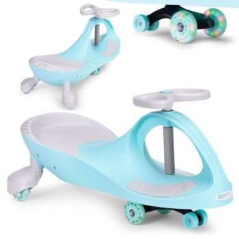 ECO TOYS Wiggle guralica za decu Led točkovi - Plavi
