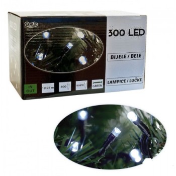 ED 300L LED Lampica, bele, 8 funkcija