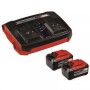 EINHELL 2x 5,2Ah & Twincharger Starter set