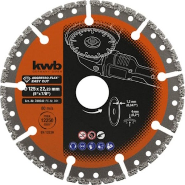 EINHELL By KWB dijamantska rezna ploča Multi-CUT za drvo/metal/ciglu Professional 125x22.23mm 49789540