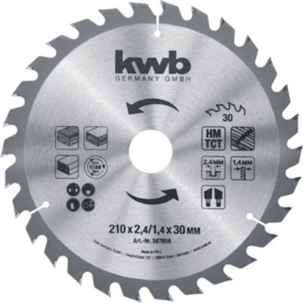 EINHELL By KWB rezni disk za cirkular 210x30mm 30Z | SB KRAFTIXX HM drvo/gipsakarton 49587859