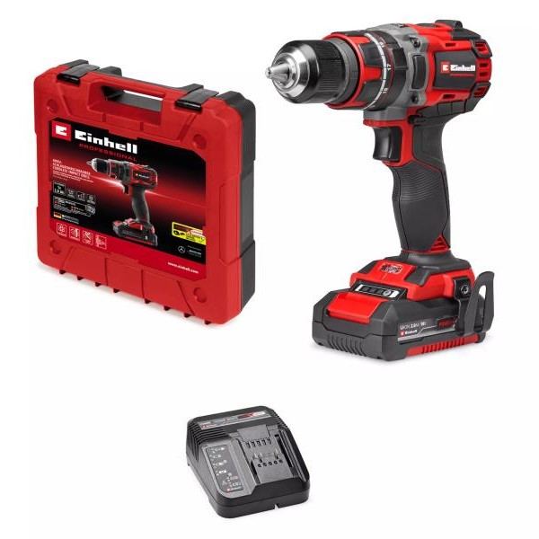 EINHELL PROFESIONALNA Akumulatorska udarna bušilica TP-CD 18/60 Li-i BL 1x2,0Ah + kofer