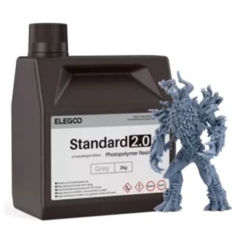 ELEGOO Standard 2.0 resin 2000gram - Grey