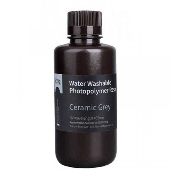 ELEGOO Water Washable Resin 1000g Ceramic Grey