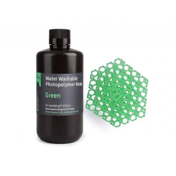 ELEGOO Water Washable Resin 1kg Clear Green