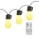 ELEMENTA LED svetleći niz 15m, 15 sijalica SNZ-15WW/15M-DC