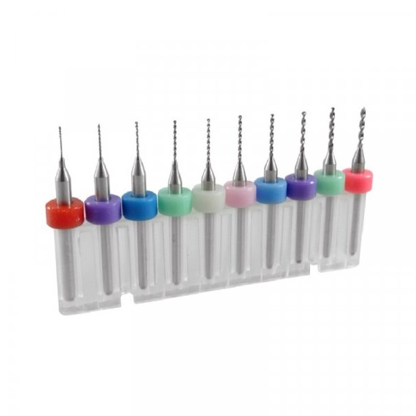 ELEMENTA Set 10 kom. burgija 0.3-1.2 mm