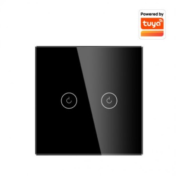 ELEMENTA Wi-Fi smart prekidač svetla sa N provodnikom 2x5A WFPS-N02/BK