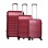 ENOVA ABS Set kofera 3 / 1 bordo boja