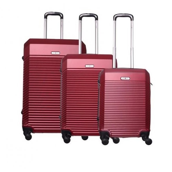 ENOVA ABS Set kofera 3 / 1 bordo boja