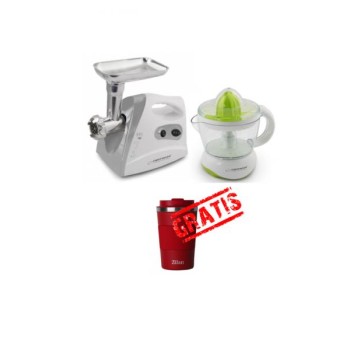 ESPERANZA Poklon set EKM012E mašina za mlevenje mesa, EKJ001G citrus cediljka i Zilan ZLN9880 termos šolja