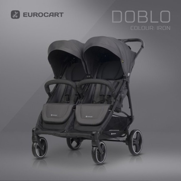 EUROCART Kolica za blizance Doblo Iron