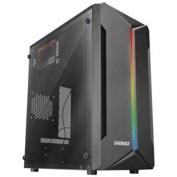 EVEREST Saber RGB LED Strip Black 250W Mini Tower kućište