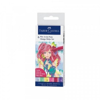 FABER-CASTELL Pitt Art set Manga 1/6 167155
