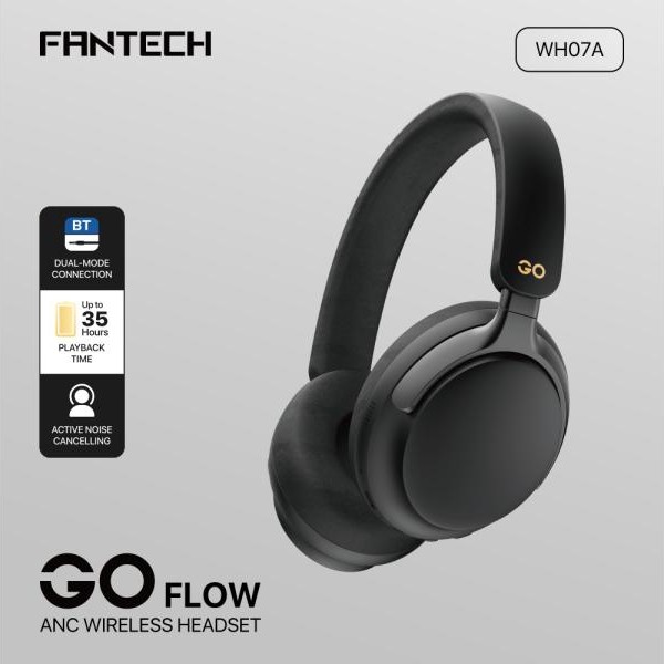 FANTECH Bluetooth slusalice Fantech GO Flow WH07A sive