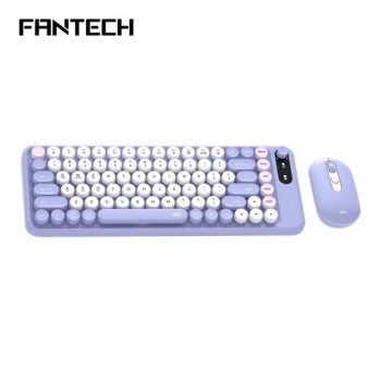 FANTECH Combo miš tastatura wireless WK-898 GO mochi85 ljubicasta