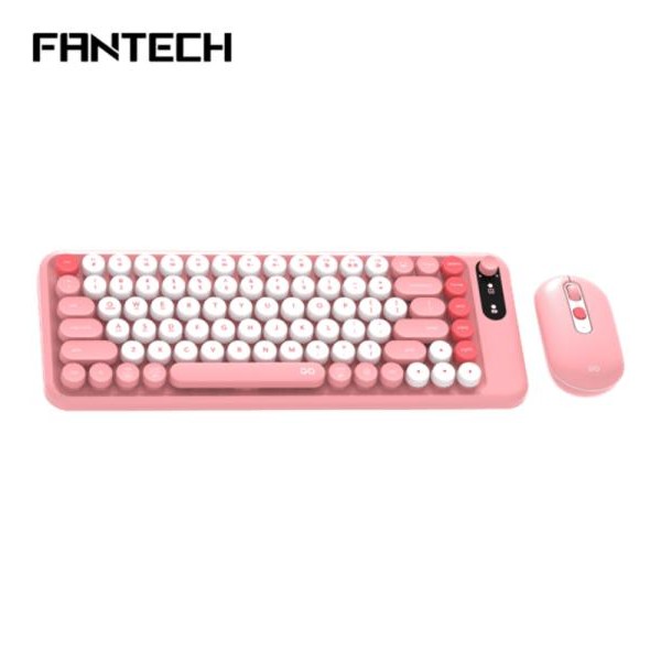 FANTECH Combo miš tastatura wireless WK-898 GO mochi85 pink