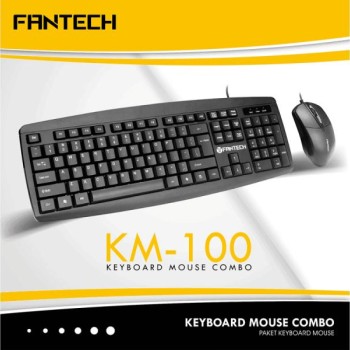 FANTECH Combo mši tastatura KM-100 crni