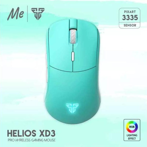 FANTECH Miš bežični Gaming XD3 Helios Mint Edition
