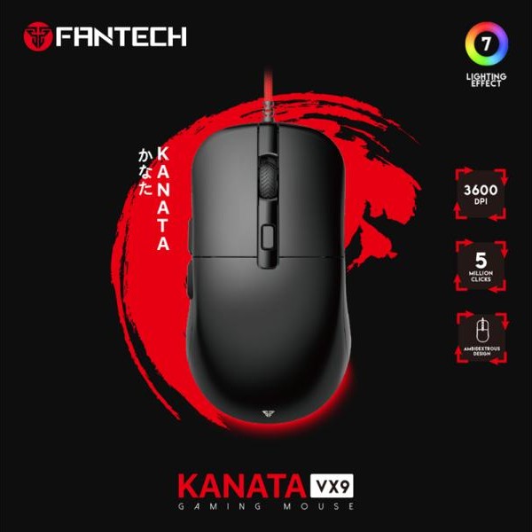 FANTECH Miš Gaming VX9 Kanata crni