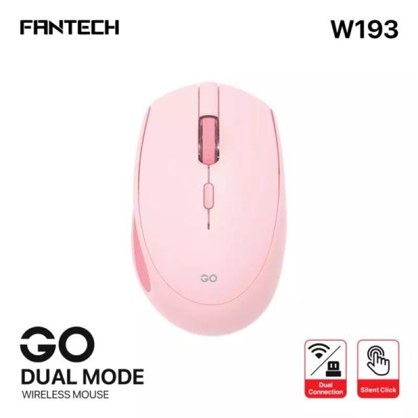 FANTECH Miš Kancelarijski Wireless W193 roze