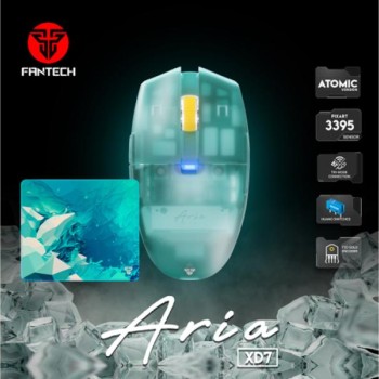 FANTECH Mis Wireless Gaming XD7 Aria plavi sa podlogom Fantech MP353 Agile plava