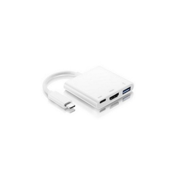 FAST ASIA Adapter - konvertor USB 3.1 tip C - USB 3.0 + HDMI + tip C