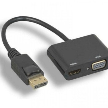 FAST ASIA Adapter-konvertor DISPLAY PORT na HDMI+VGA