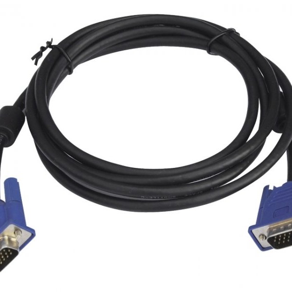 FAST ASIA Kabl VGA D-sub M/M 20m HQ feritno jezgro crni