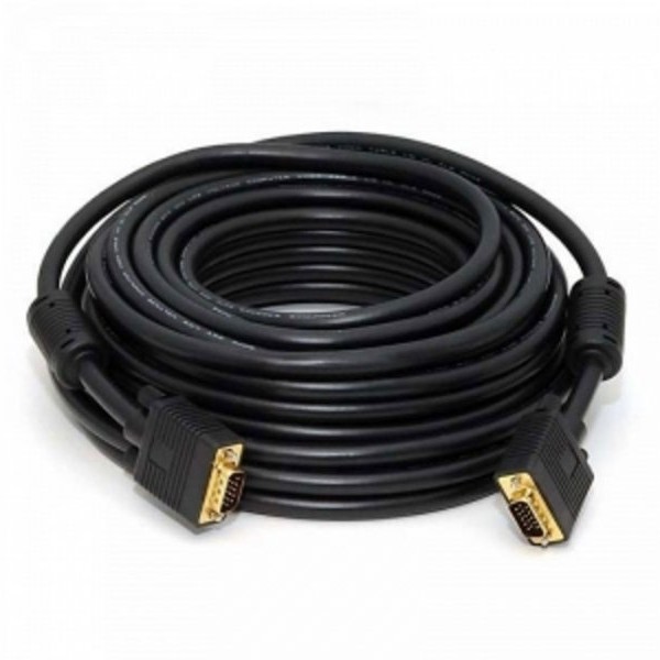 FAST ASIA Kabl VGA M/M 20m HQ feritno jezgro crni