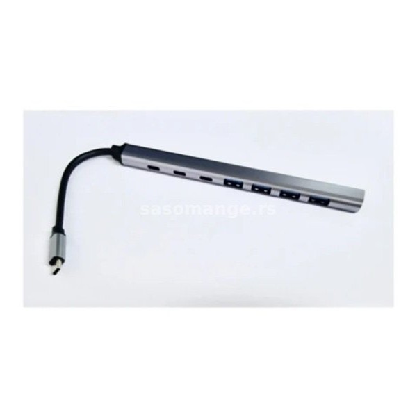 FAST ASIA USB HUB 3.1 TIP C na 5xUSB+3xTIP C (805)