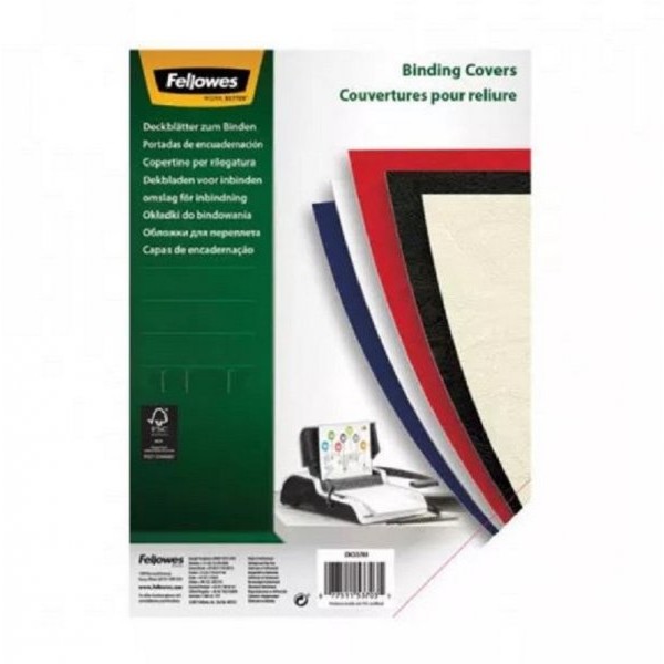 FELLOWES Karton za koričenje  5370305 250gr. A4, crvena
