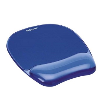 FELLOWES Podloga sa odmaračem za zglob sa gelom  CRYSTALS 9114120 plava